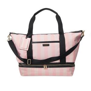 Victoria’s Secret The VS Getaway Weekender Bag in Iconic Stripe